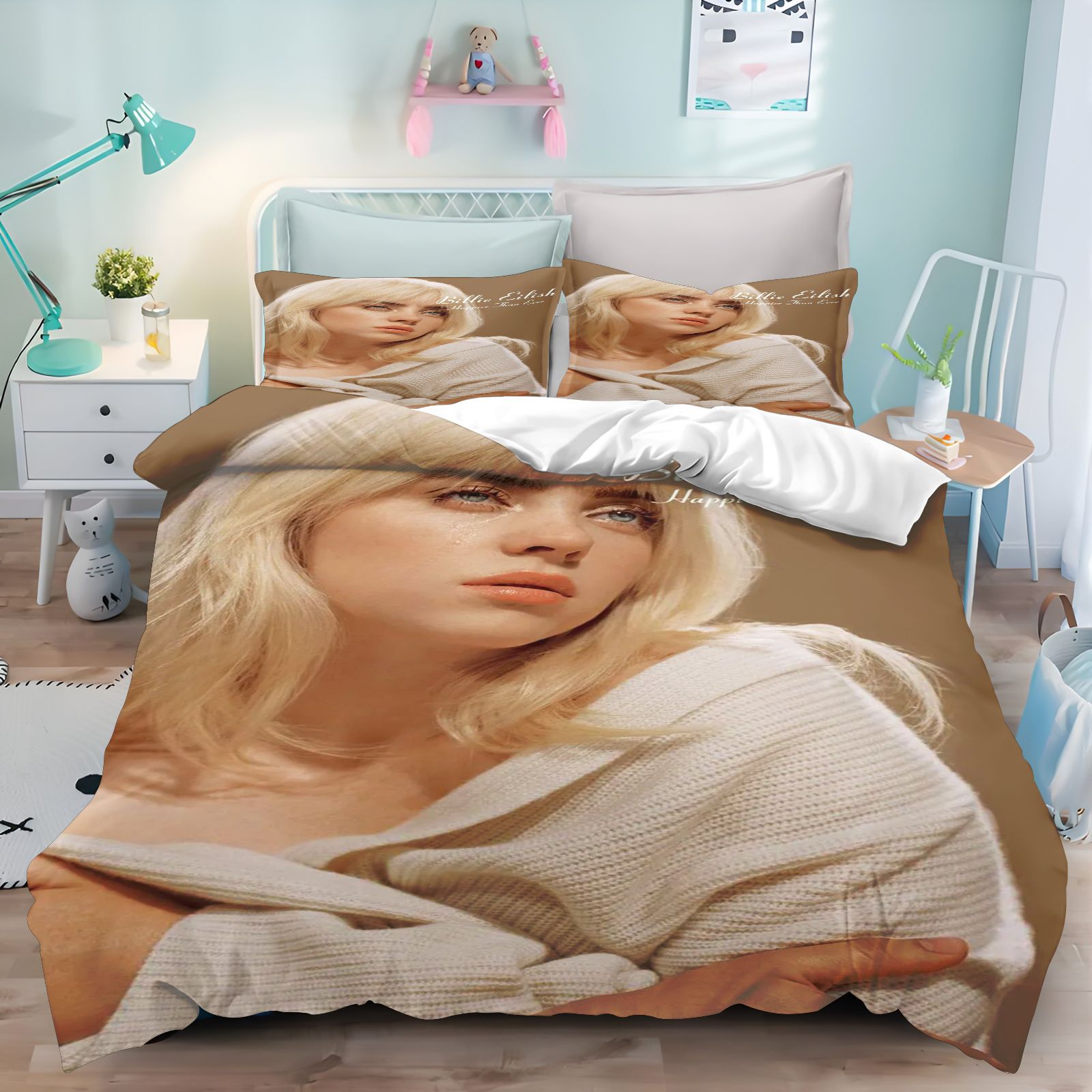 Home Textiles And Decor - طقم أغطية سرير بيلي إيليش بطباعة
