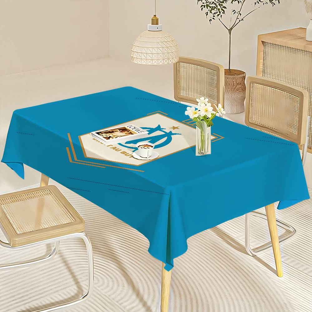 مفرش طاولة مستطيل الشكل بشعار  - مراجعة Home Textiles Today Logo وسعره