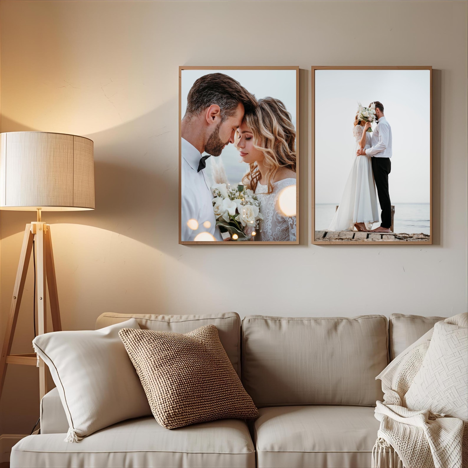 لوحة قماشية مخصصة بالصور، فن ج - مراجعة Home Textiles And Decor وسعره