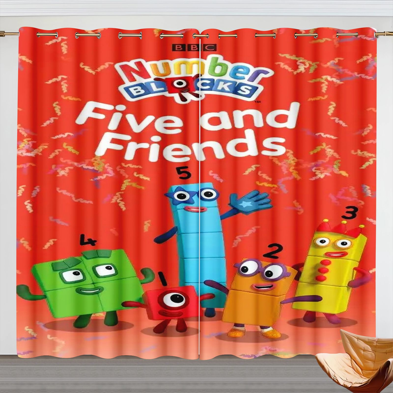 ستائر كرتونية من نمبربلوكس، ست - مراجعة Home Textiles France وسعره