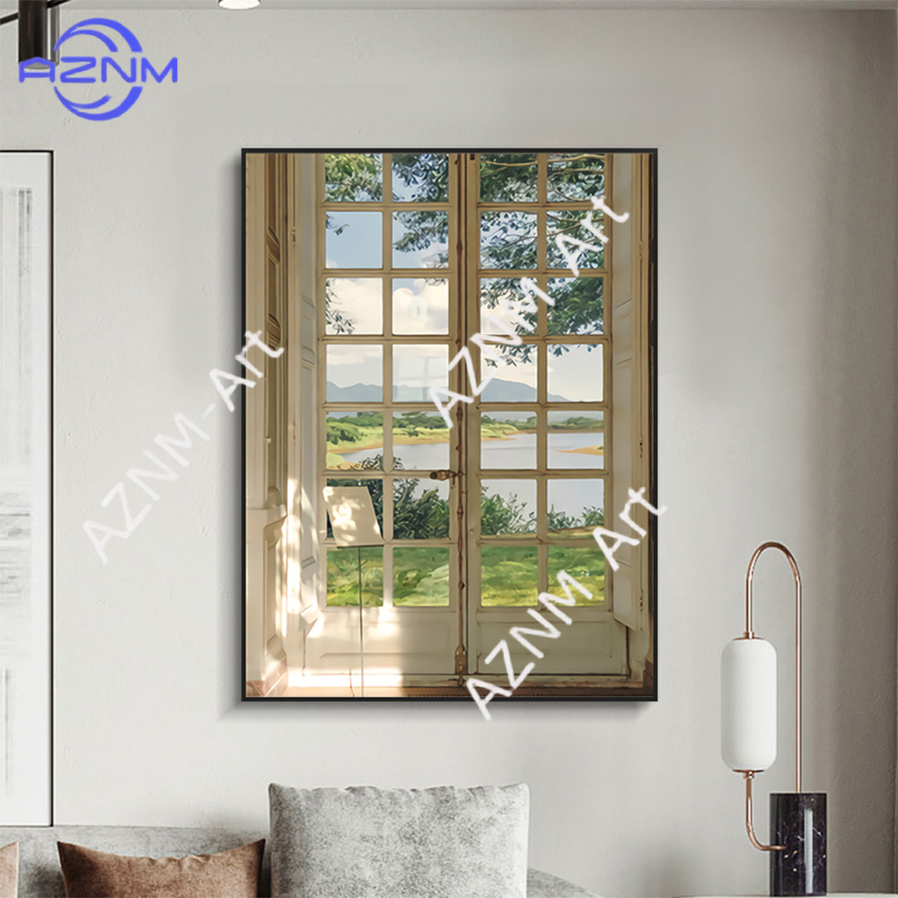 ملصق جداري لمناظر طبيعية خضراء - مراجعة Home Textiles France وسعره